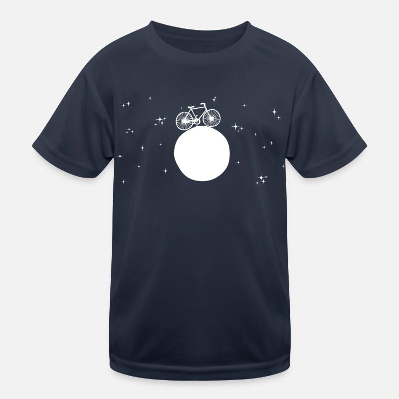 Space Bike Kinder Funktions-T-Shirt