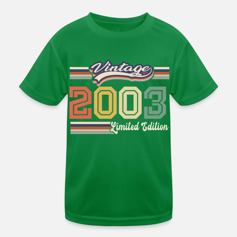 Geburtstagsgeschenk 2003 genial seit 2003 kam Kinder Funktions-T-Shirt