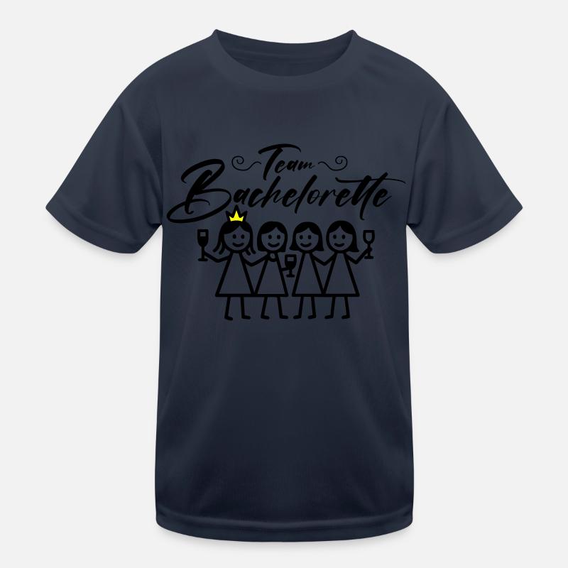 Bachelorette Team Mädels Kinder Funktions-T-Shirt