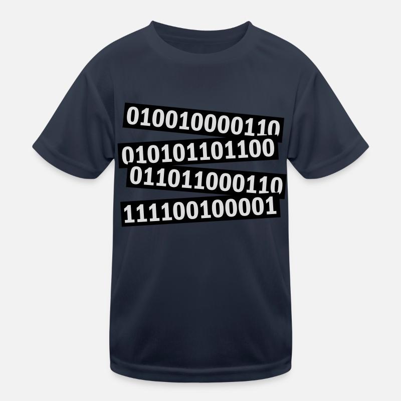 Binär Code Programm Sprache Kinder Funktions-T-Shirt