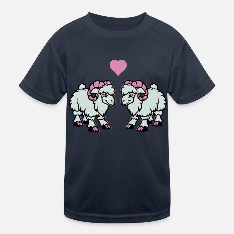 schaf comic widder love Kinder Funktions-T-Shirt