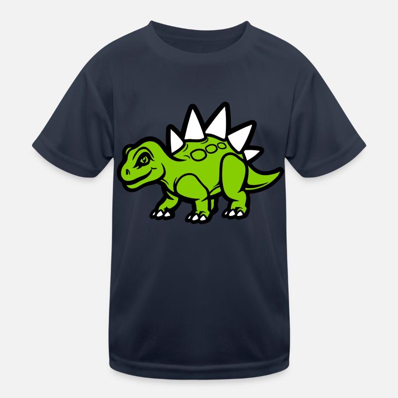 Stegosaurus Comic Kinder Funktions-T-Shirt