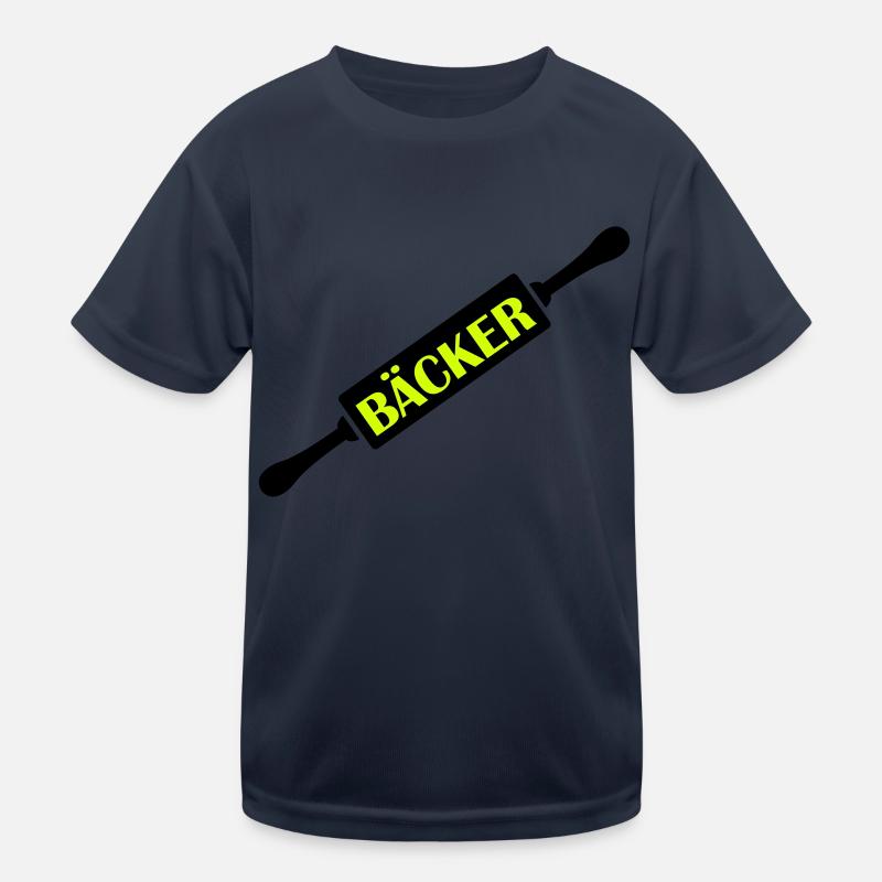 bäcker Kinder Funktions-T-Shirt