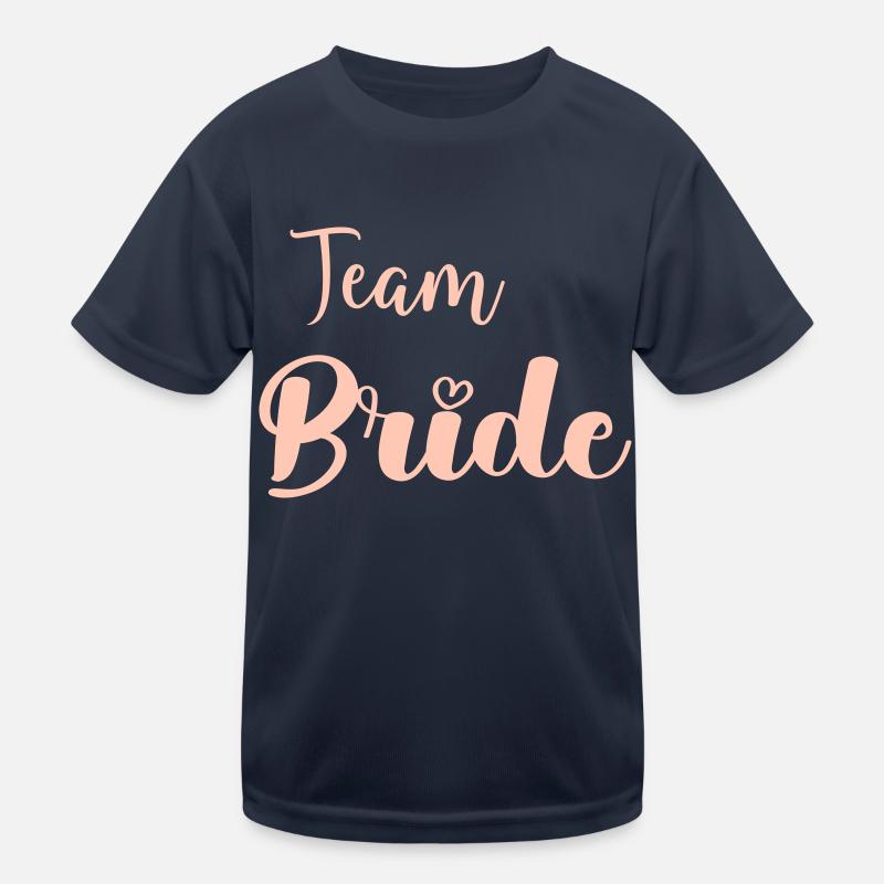 team bride Kinder Funktions-T-Shirt