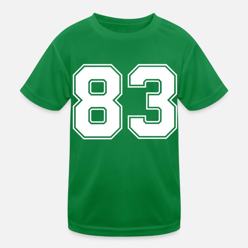 Maillot à 83 numéros T-shirt sport Enfant