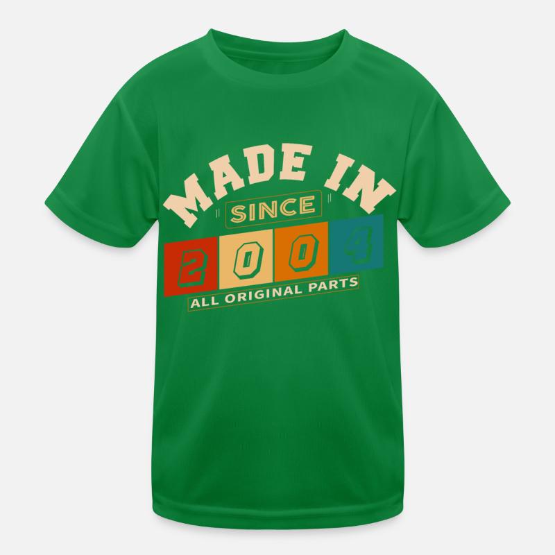 Made in 2004 anniversaire 20 ans T-shirt sport Enfant