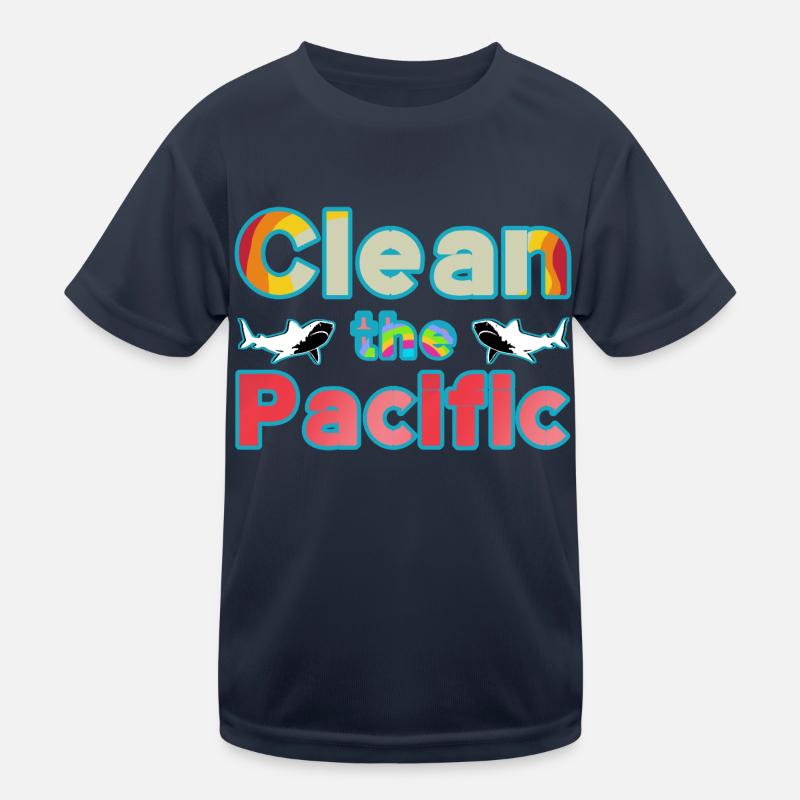 Clean up the Pacific Kids Functional T-Shirt