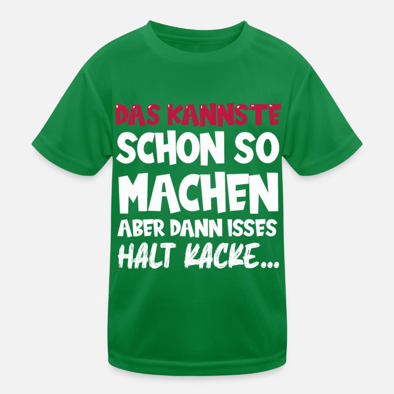 Lustiger Spruch in Comic style Kinder Funktions-T-Shirt