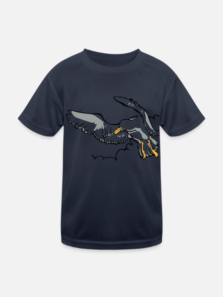 Seagull - Kids Functional T-Shirt - navy