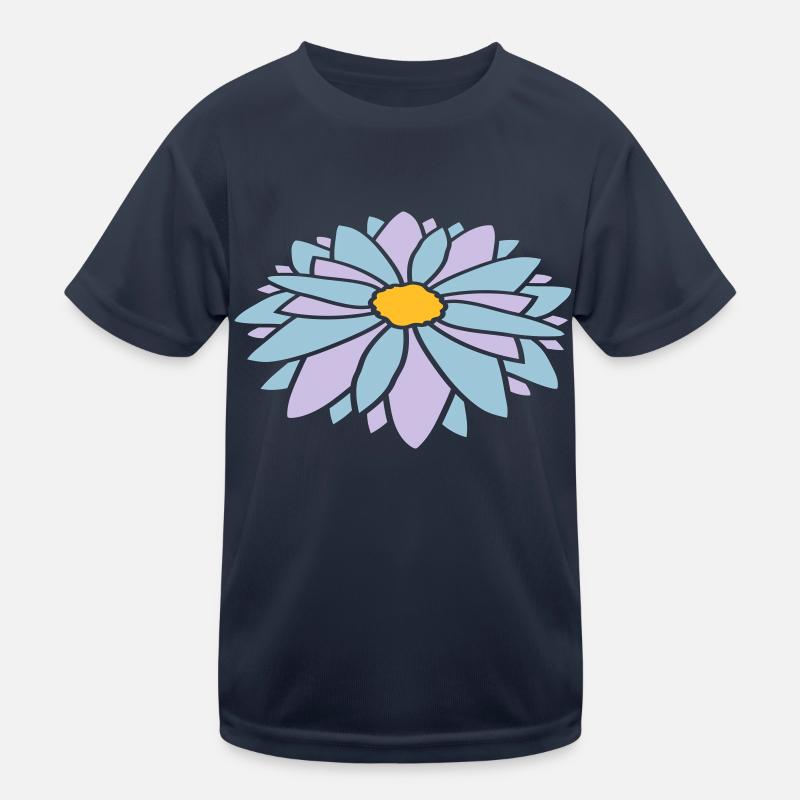Design coloré de jolies fleurs T-shirt sport Enfant
