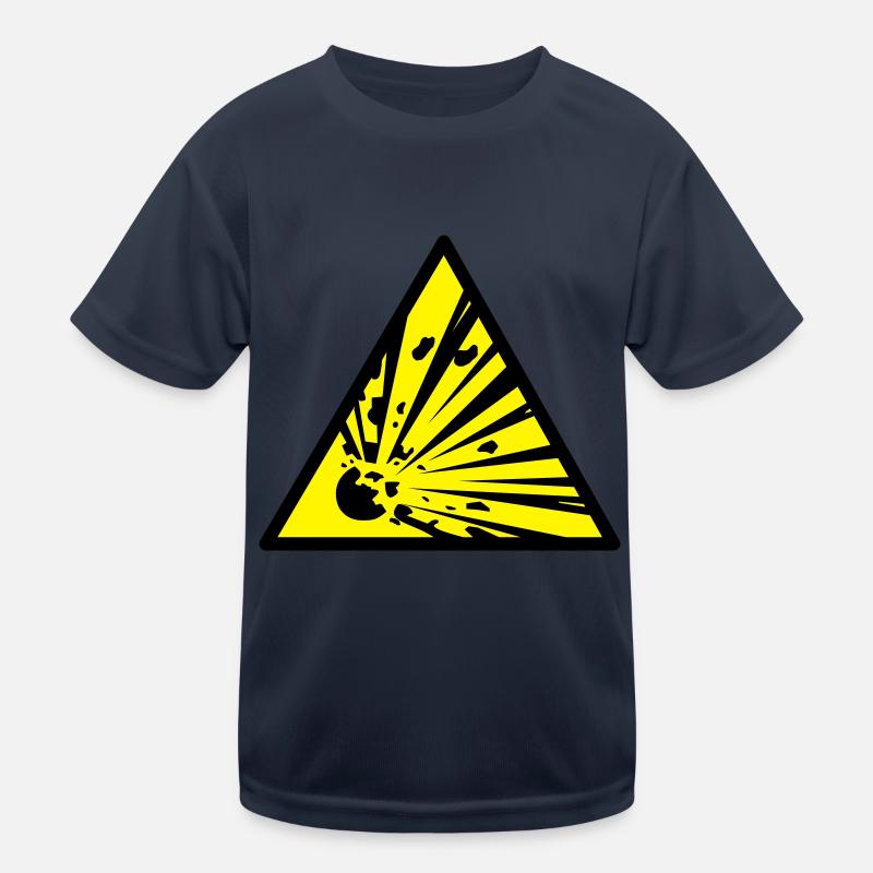 explosiv - Kinder Funktions-T-Shirt - Navy