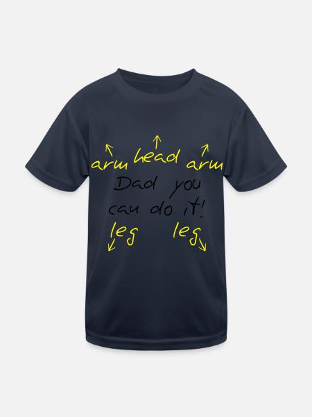 You can do it Dad - T-shirt sport Enfant - bleu marine
