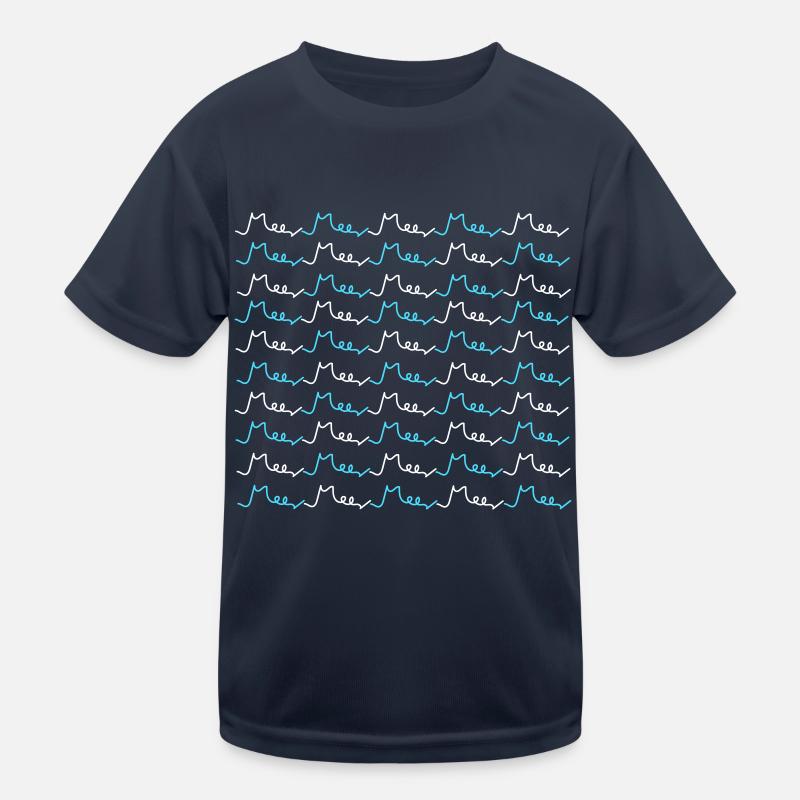 Meer Typografie Kinder Funktions-T-Shirt