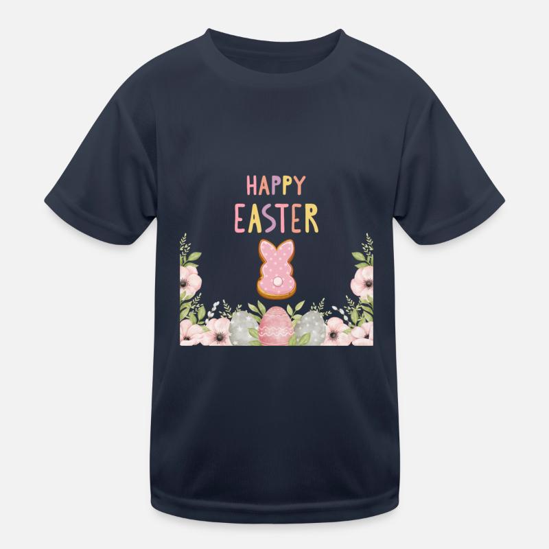 Ostern - Happy Easter Bunny Kinder Funktions-T-Shirt