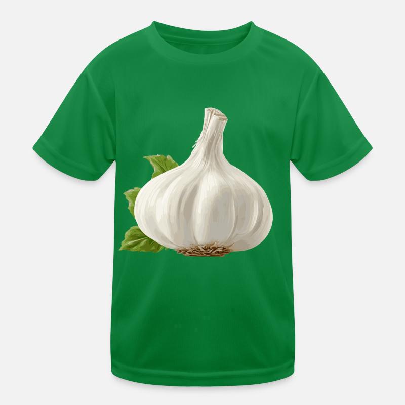 Knoblauch Kinder Funktions-T-Shirt