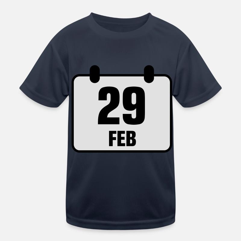 February 29 birthday anniversary 2c Kids Functional T-Shirt