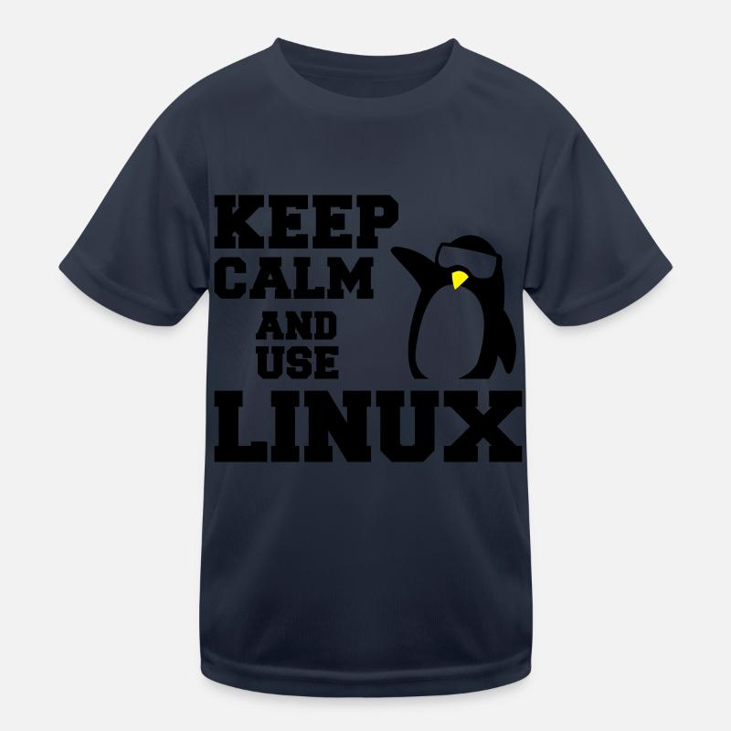 keep calm use linux Kids Functional T-Shirt
