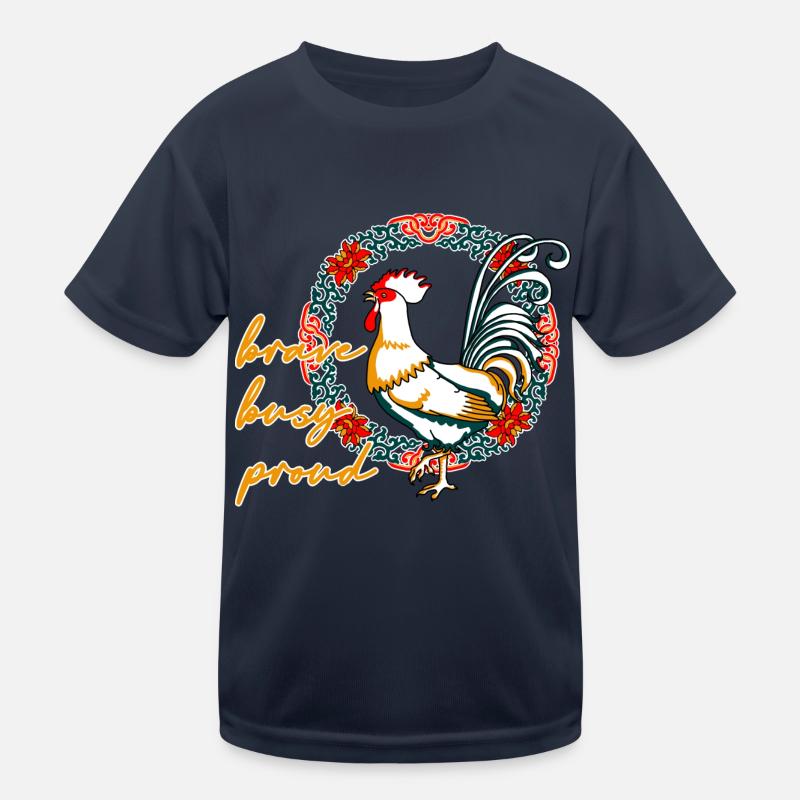Hahn Kinder Funktions-T-Shirt