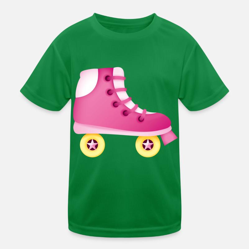 Smiley Roll Skate Kinder Funktions-T-Shirt