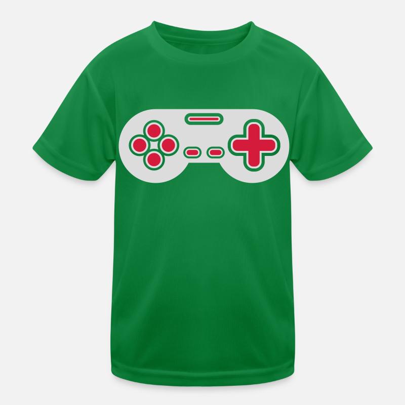 Design Retro Gamer Controller Kinder Funktions-T-Shirt