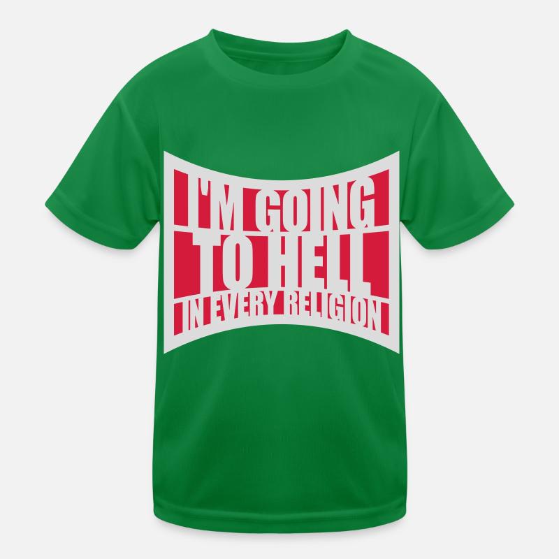 in going to hell Kids Functional T-Shirt