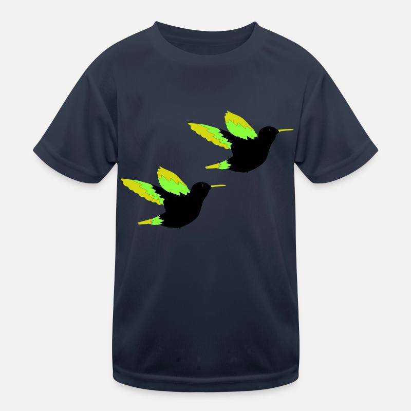 kolibri 02 Kinder Funktions-T-Shirt