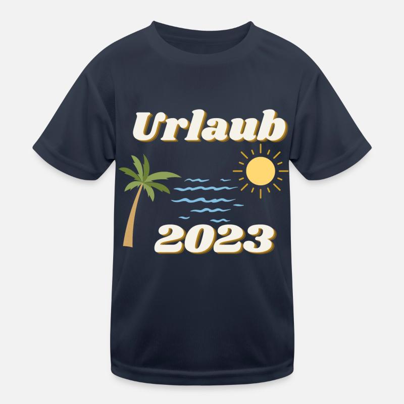 Urlaub Kinder Funktions-T-Shirt