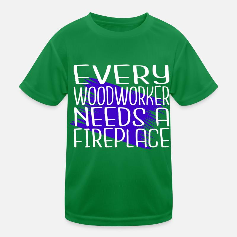 funny carpenter dad arborists Kinder Funktions-T-Shirt