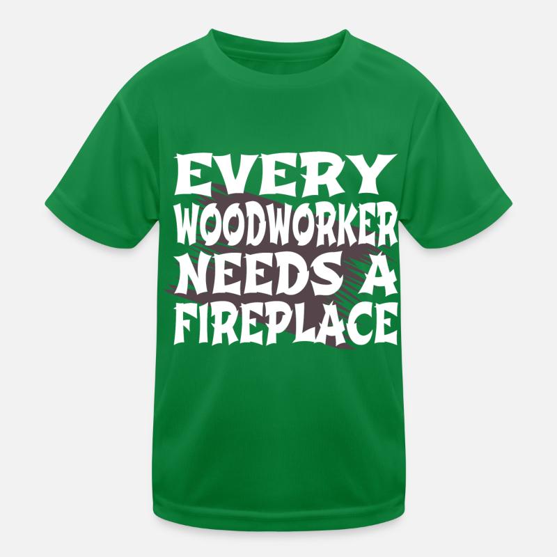 lumberjack happy chainsaw carpenter birthday love Kids Functional T-Shirt