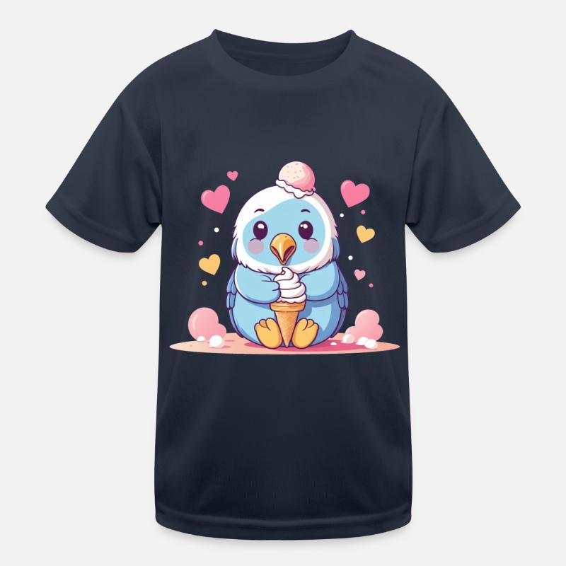 Puissance de glace moelleuse T-shirt sport Enfant