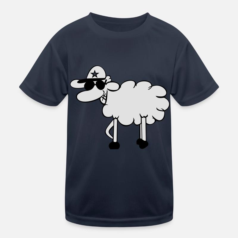 - Schaf Kinder Funktions-T-Shirt