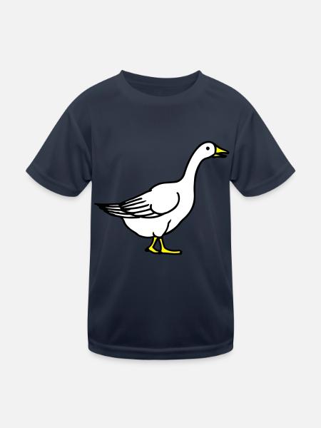 goose - Kids Functional T-Shirt - navy - Front