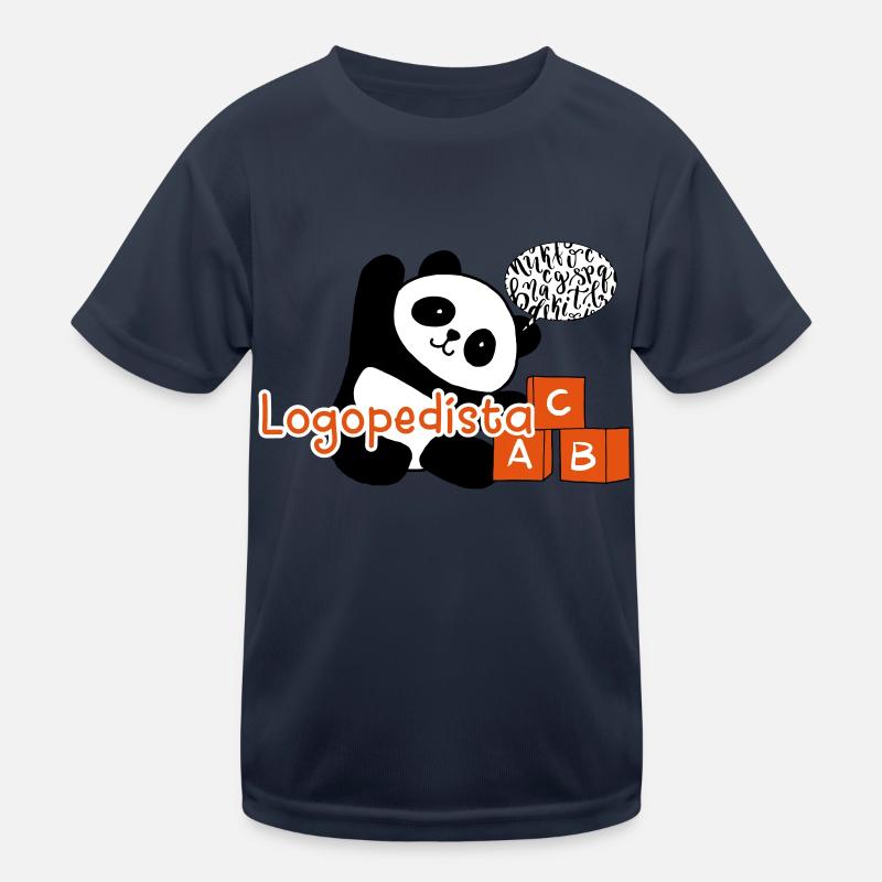 Panda Speech Therapist Kids Functional T-Shirt