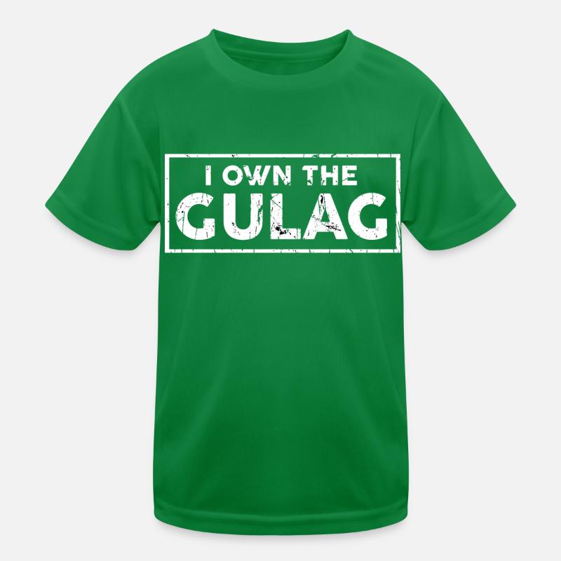 Gulag Warzone King Gamer Meme Geschenkidee Kinder Funktions-T-Shirt