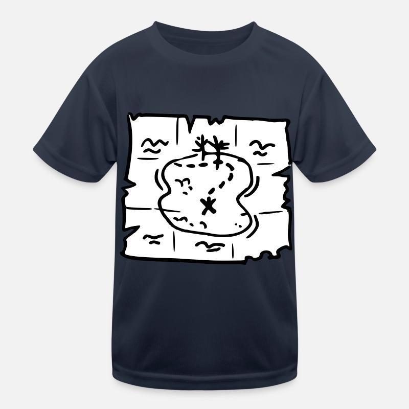 Pirate map T-shirt sport Enfant