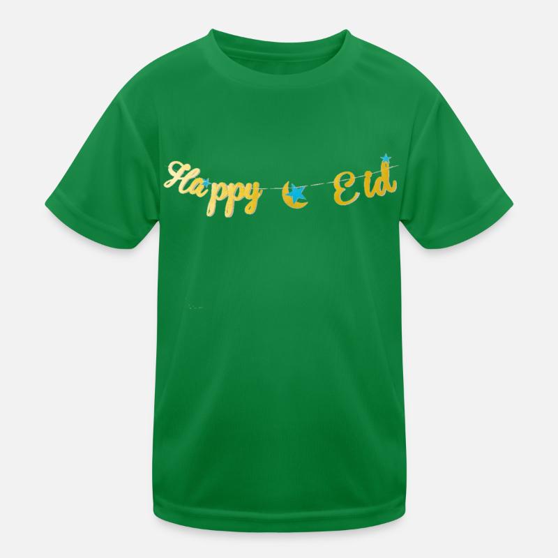 Happy Eid Kids Functional T-Shirt