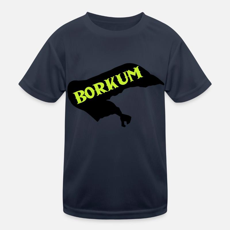 borkum insel Kinder Funktions-T-Shirt