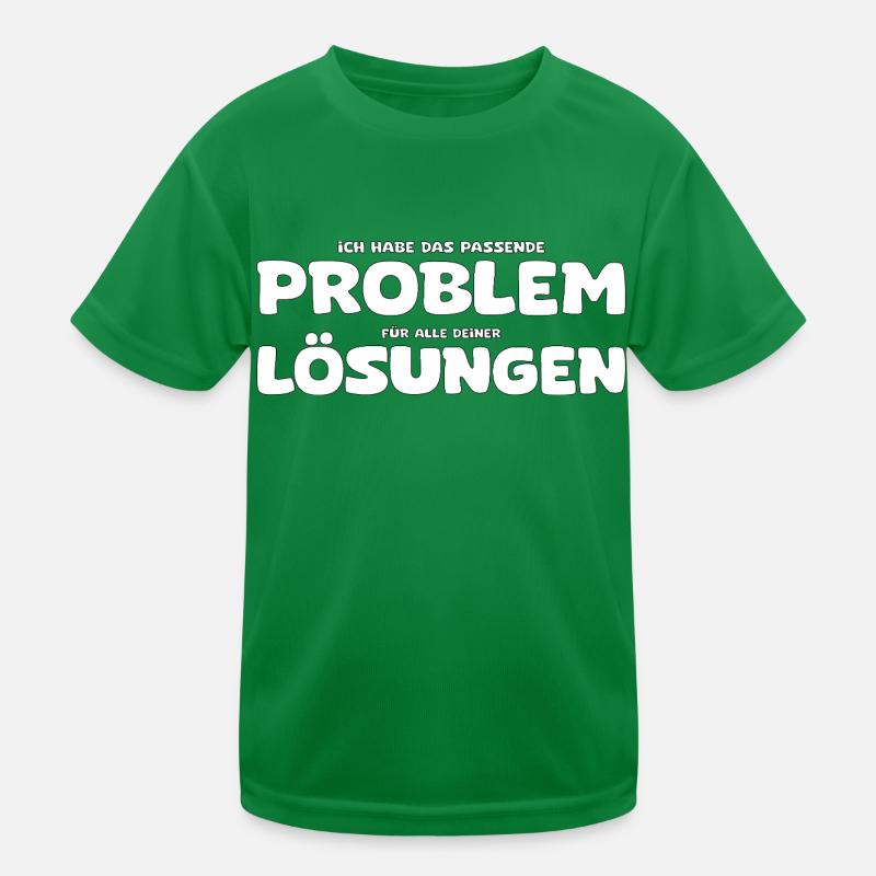 Drôle de problème et de solution en disant T-shirt sport Enfant