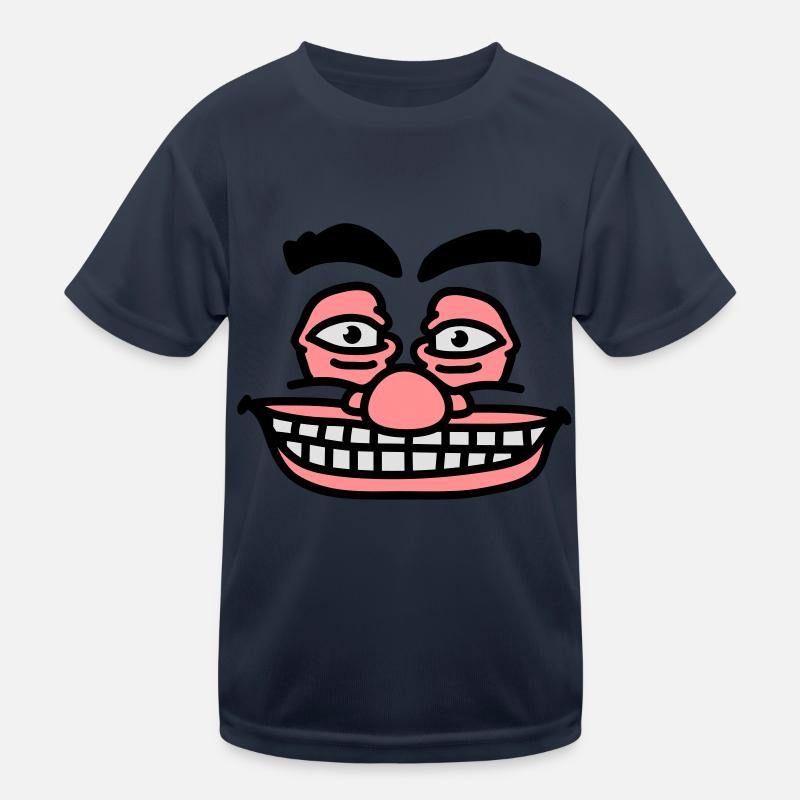 scary_face Kinder Funktions-T-Shirt