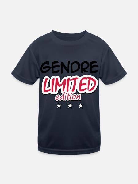 GENDRE LIMITED EDITION - Kids Functional T-Shirt - navy - Front