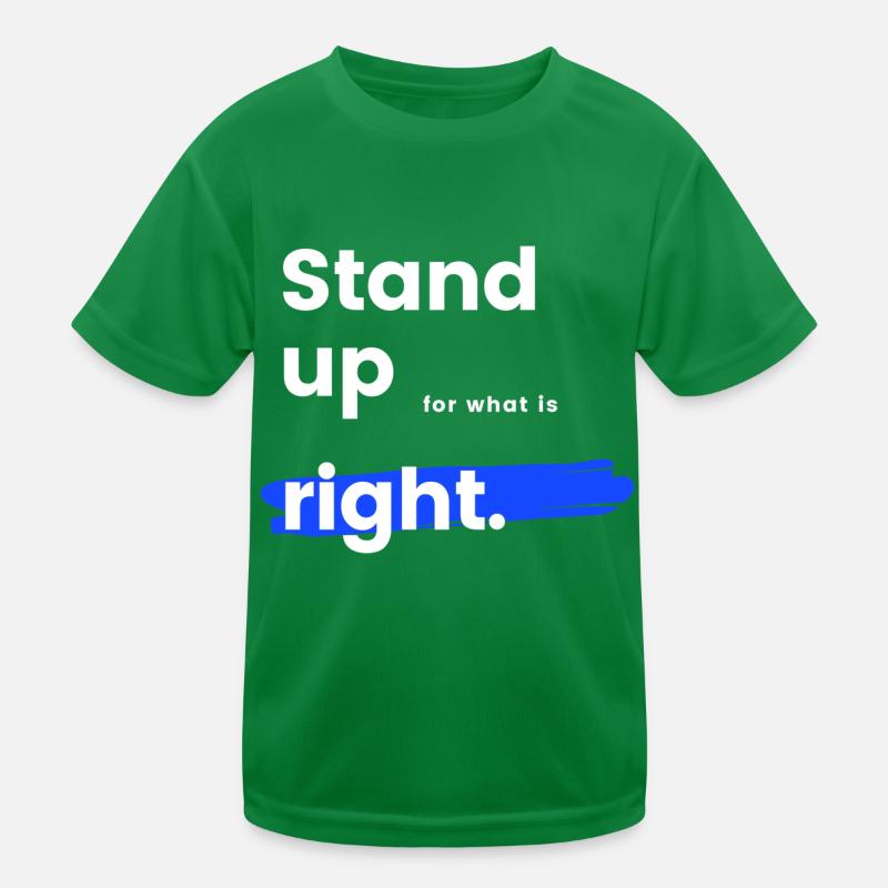 Stand up Kinder Funktions-T-Shirt