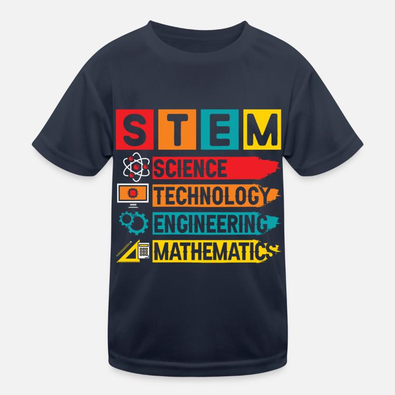 STEM Science Technology Engineering Mathematics Kinder Funktions-T-Shirt
