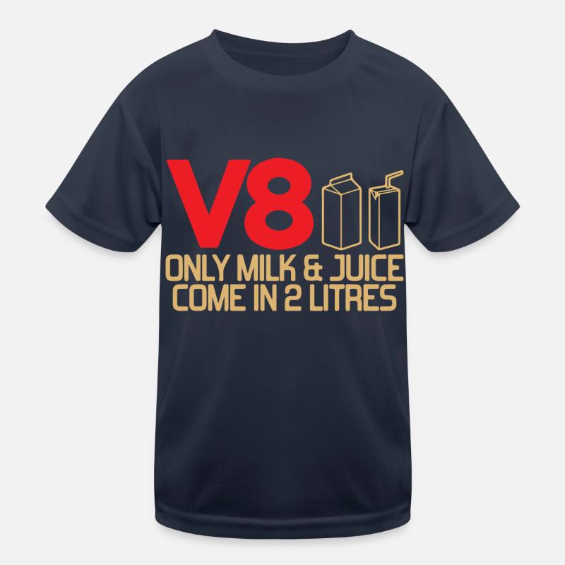 Course automobile T-shirt sport Enfant