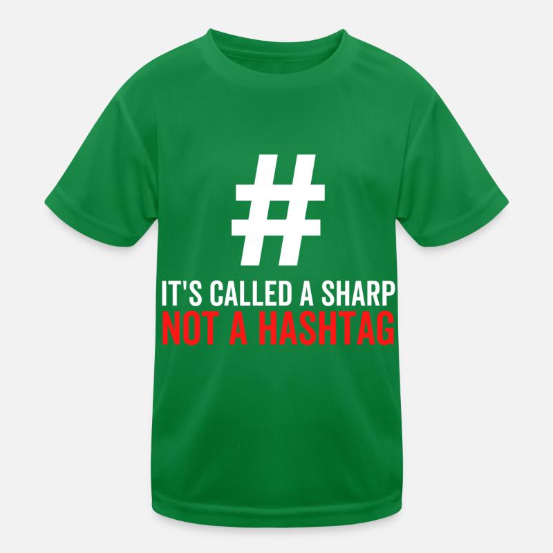 C’est ce qu’on appelle un sharp pas un hashtag T-shirt sport Enfant