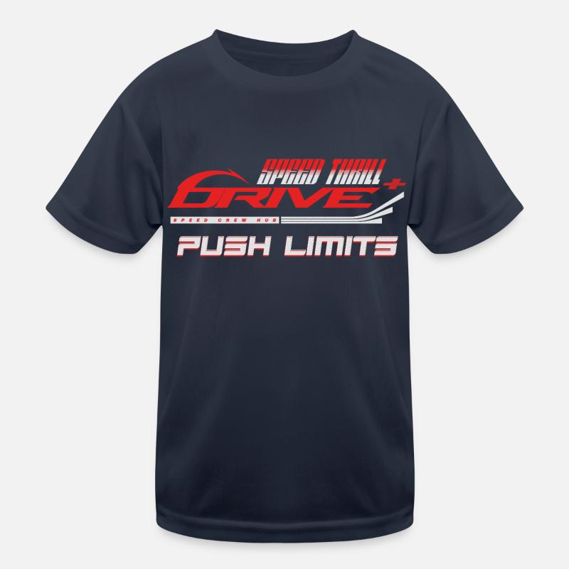 Thrill Drive Grafik Kinder Funktions-T-Shirt