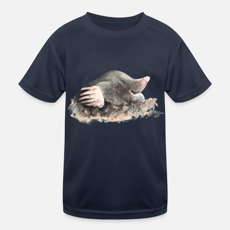 Maulwurf Kinder Funktions-T-Shirt