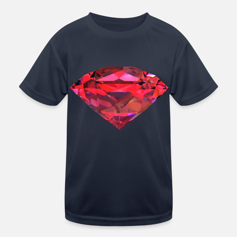 Reddish Ruby Kids Functional T-Shirt
