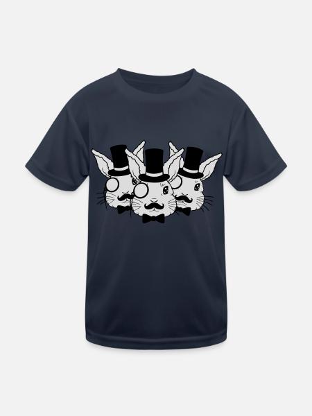 Team Sir Hasen Friends - Kids Functional T-Shirt - navy - Front