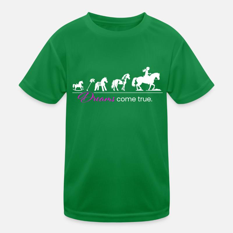 Horse Dream Evolution Kids Functional T-Shirt