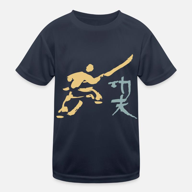 Kungfu - Moine Shaolin avec hallebarde T-shirt sport Enfant